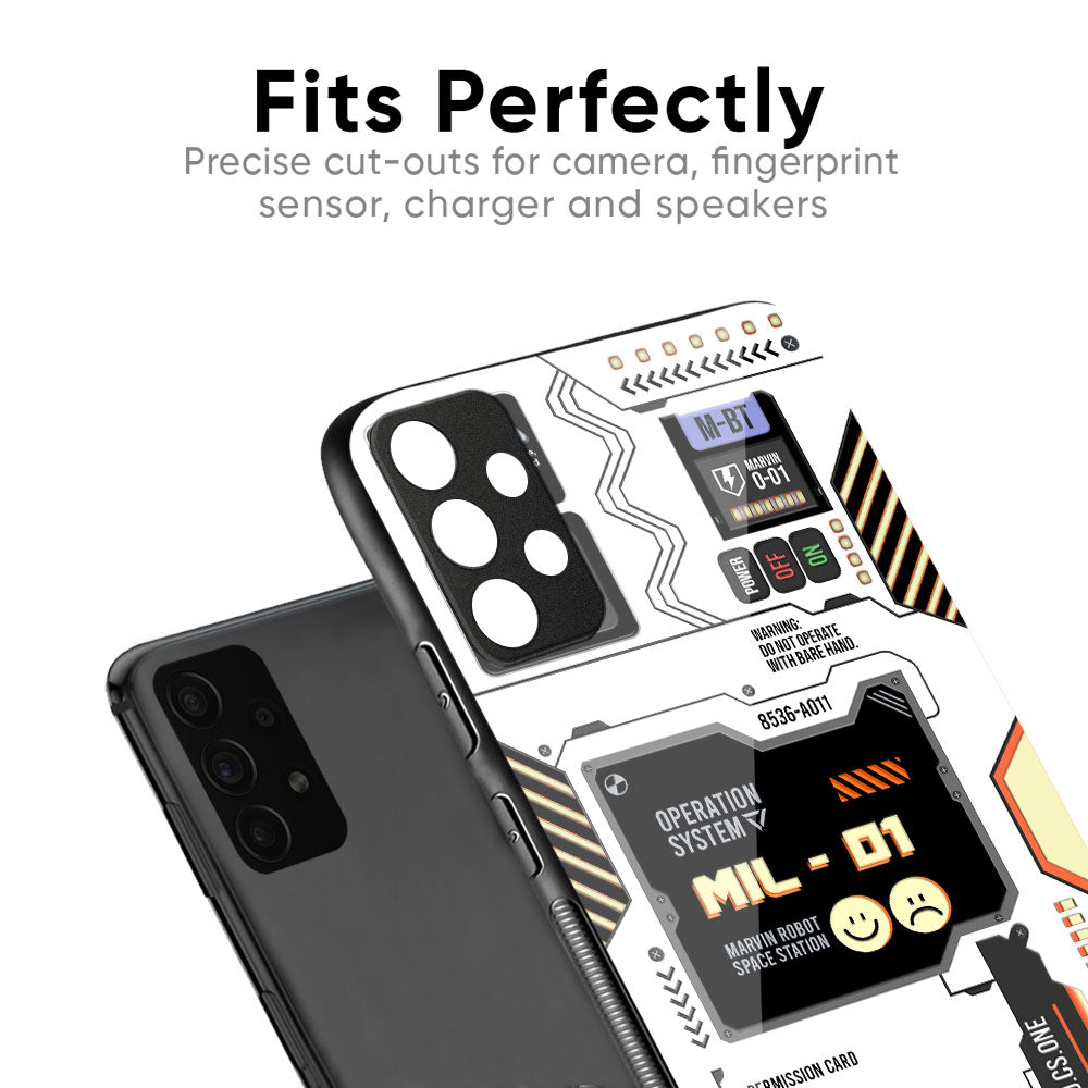 Tech Display Glass Case for Samsung Galaxy M56 5G