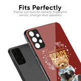 Astronaut Bear Glass Case for Poco X8 Pro max 5G