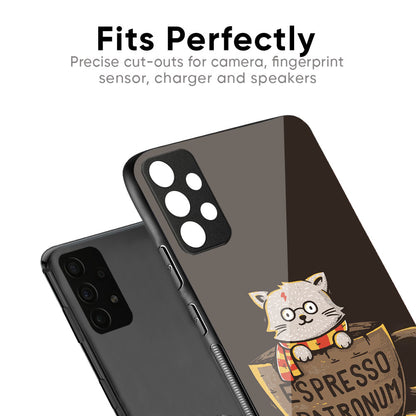 Tea With Kitty Glass Case For Samsung Galaxy M56 5G