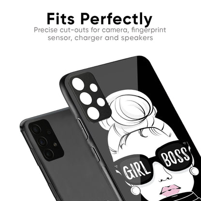 Girl Boss Glass Case For Samsung Galaxy M56 5G