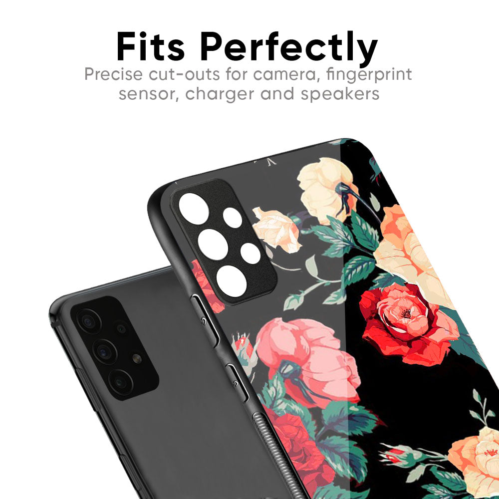 Floral Bunch Glass Case For Samsung Galaxy M56 5G