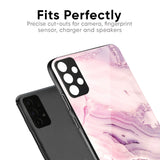 Diamond Pink Gradient Glass Case For Realme P4 Power 5G