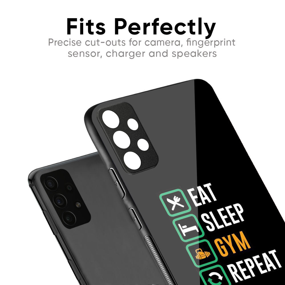 Daily Routine Glass Case for Samsung Galaxy M56 5G