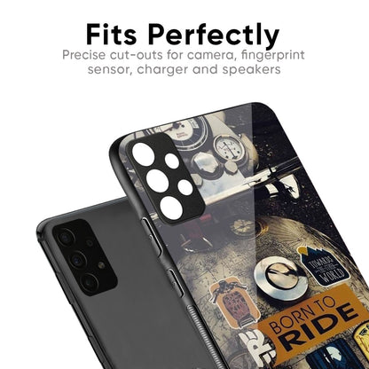 Ride Mode On Glass Case for Samsung Galaxy M56 5G