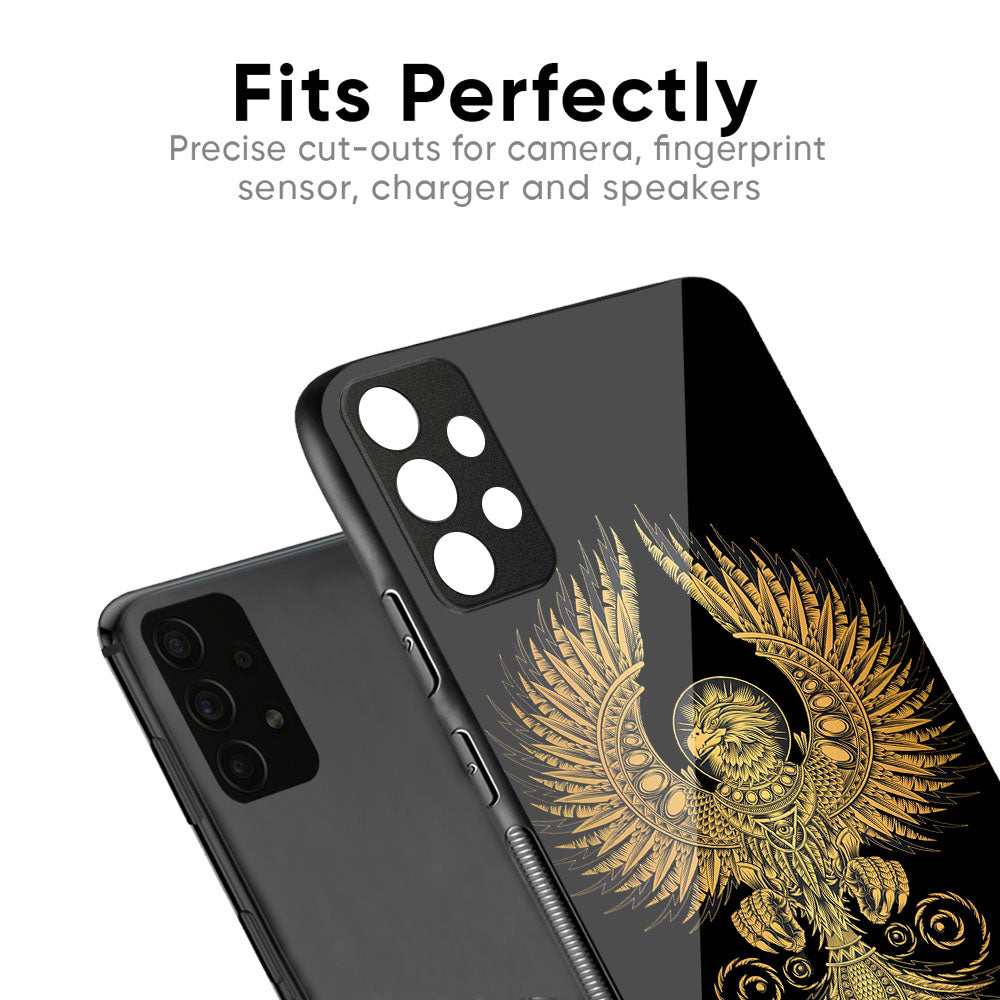 Mythical Phoenix Art Glass Case for Samsung Galaxy M56 5G