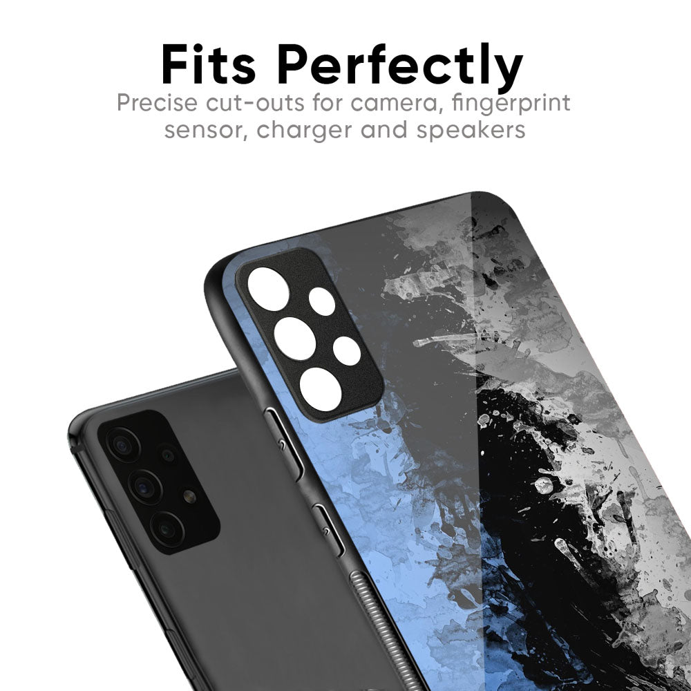 Dark Grunge Glass Case for Samsung Galaxy M56 5G
