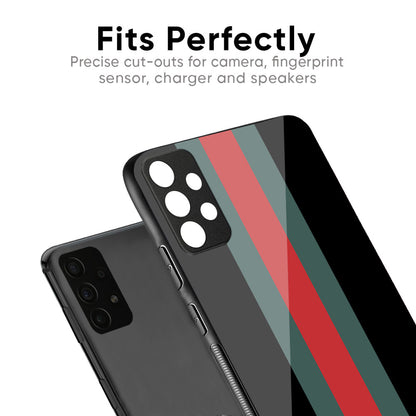 Vertical Stripes Glass Case for Samsung Galaxy M56 5G