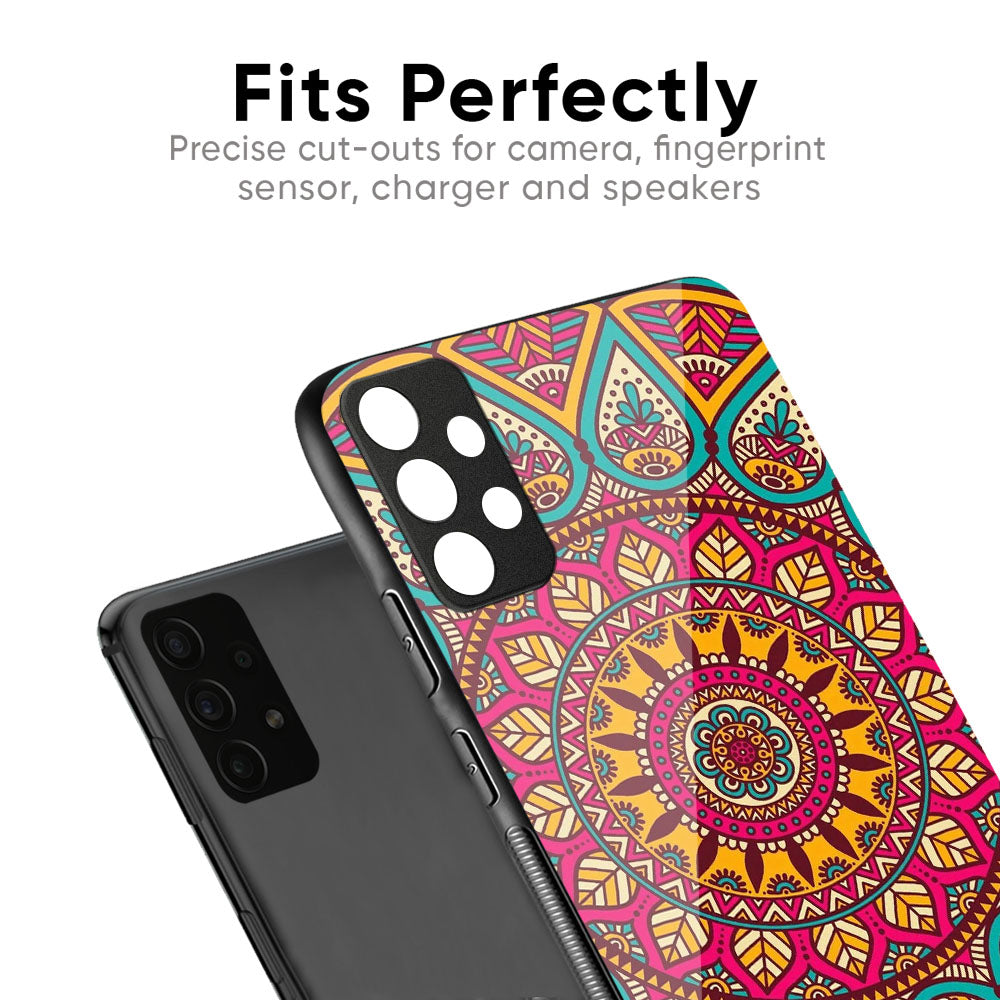Elegant Mandala Glass Case for Samsung Galaxy M56 5G