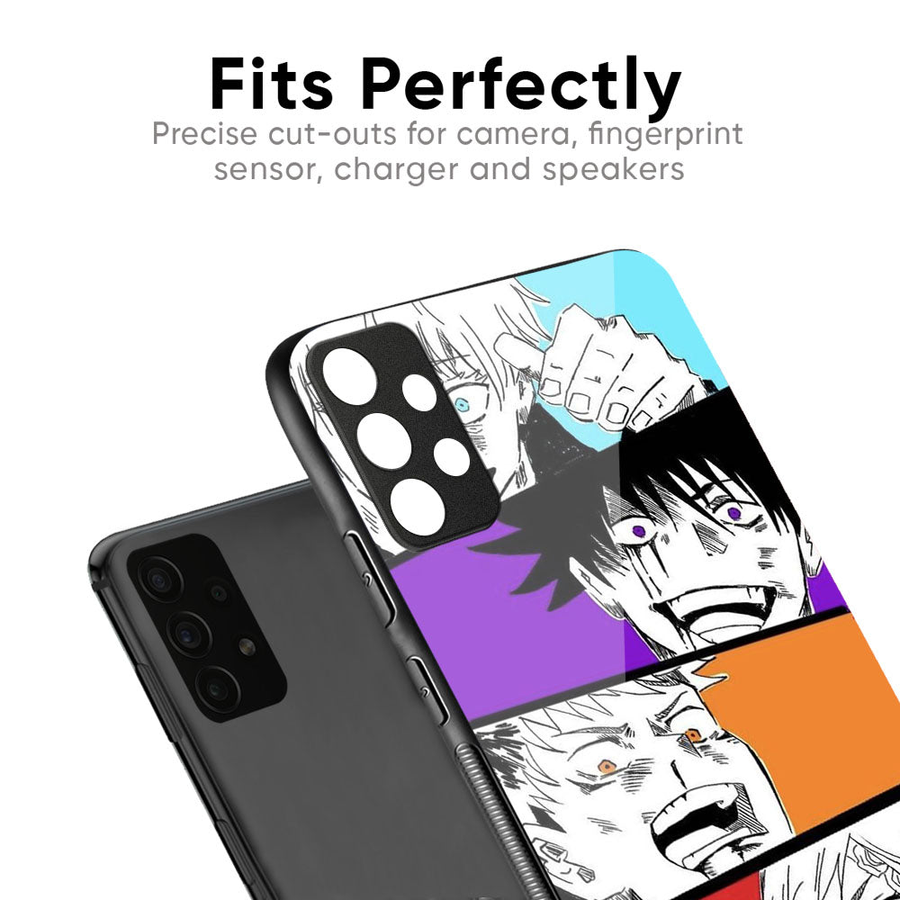 Anime Sketch Glass Case for Samsung Galaxy M56 5G