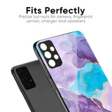 Alcohol ink Marble Glass Case for Realme 15T 5G