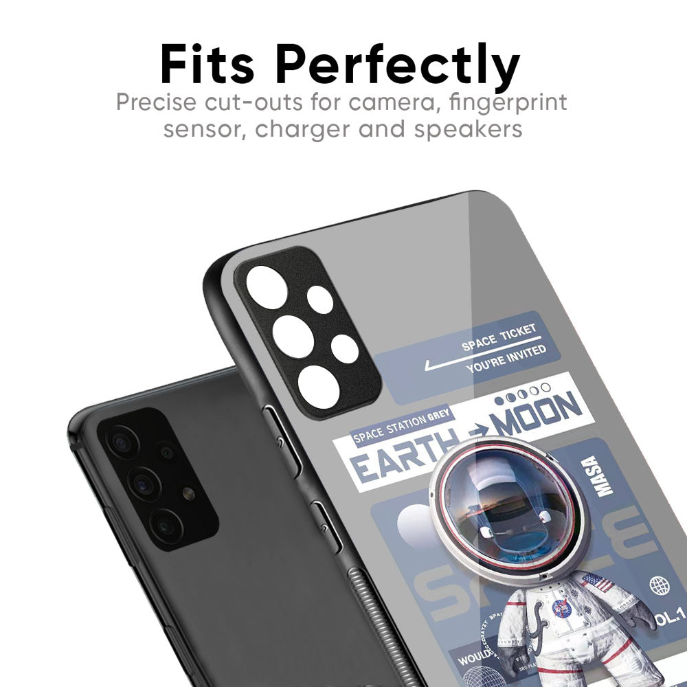 Space Flight Pass Glass Case for IQOO Z10x 5G