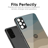 Abstract Mountain Pattern Glass Case for Motorola Edge G57 Power