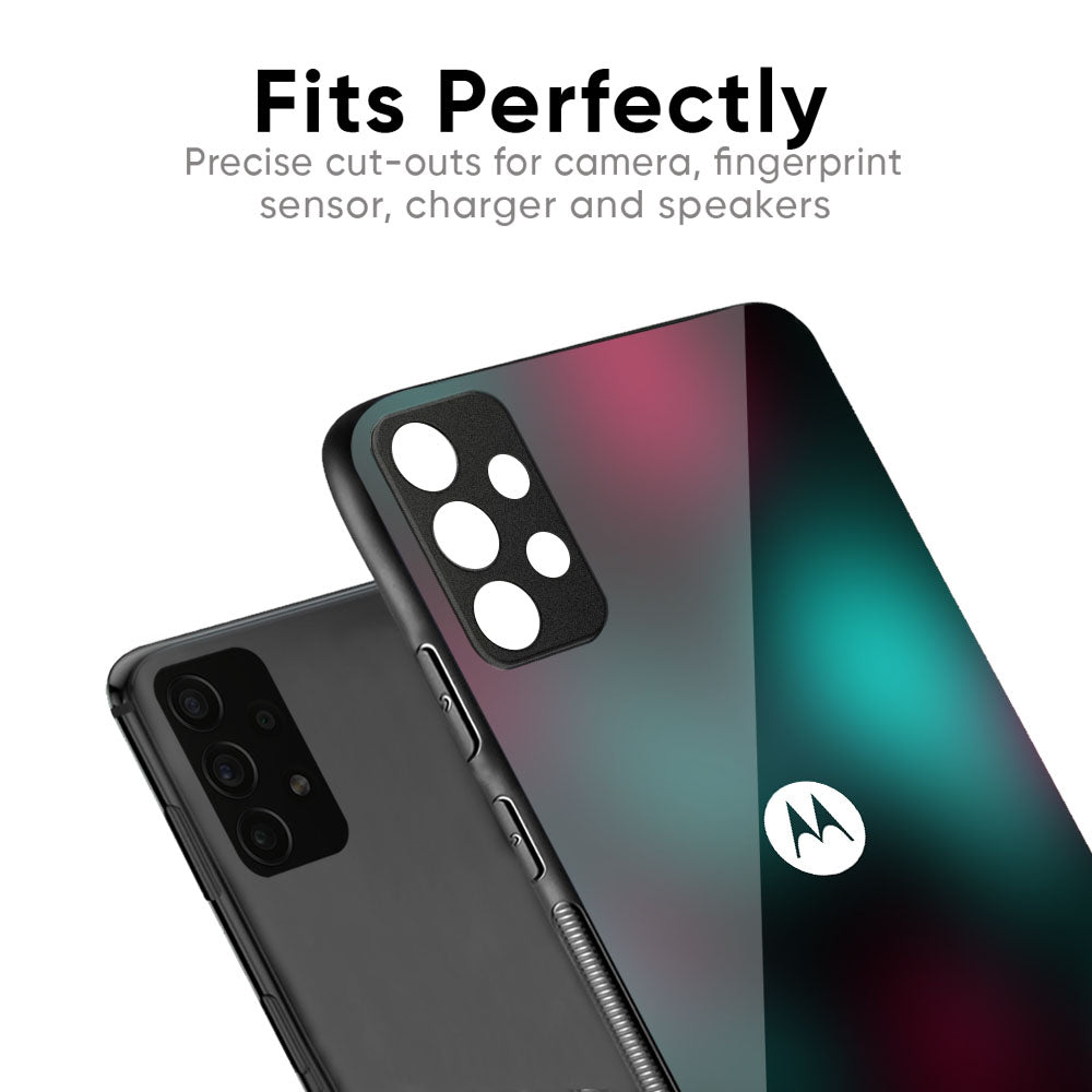 Dark Gradiant Glass Case for Motorola G75 5G