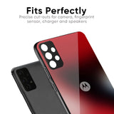 Red Garnet Glass Case for Motorola Edge 60 Pro