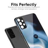 Blue Waves Glass Case for Motorola Edge 50 Fusion 5G
