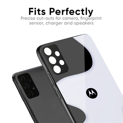 Wheat Cream Wavy Glass Case for Motorola G75 5G
