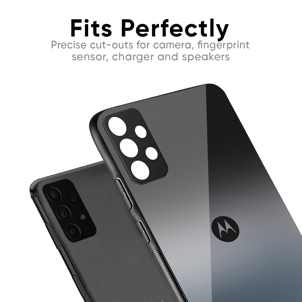 Dramatic Grey Glass Case for Motorola Edge 60 Pro