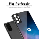 Cloudy Galaxy Glass Case for Motorola Edge G67 Power