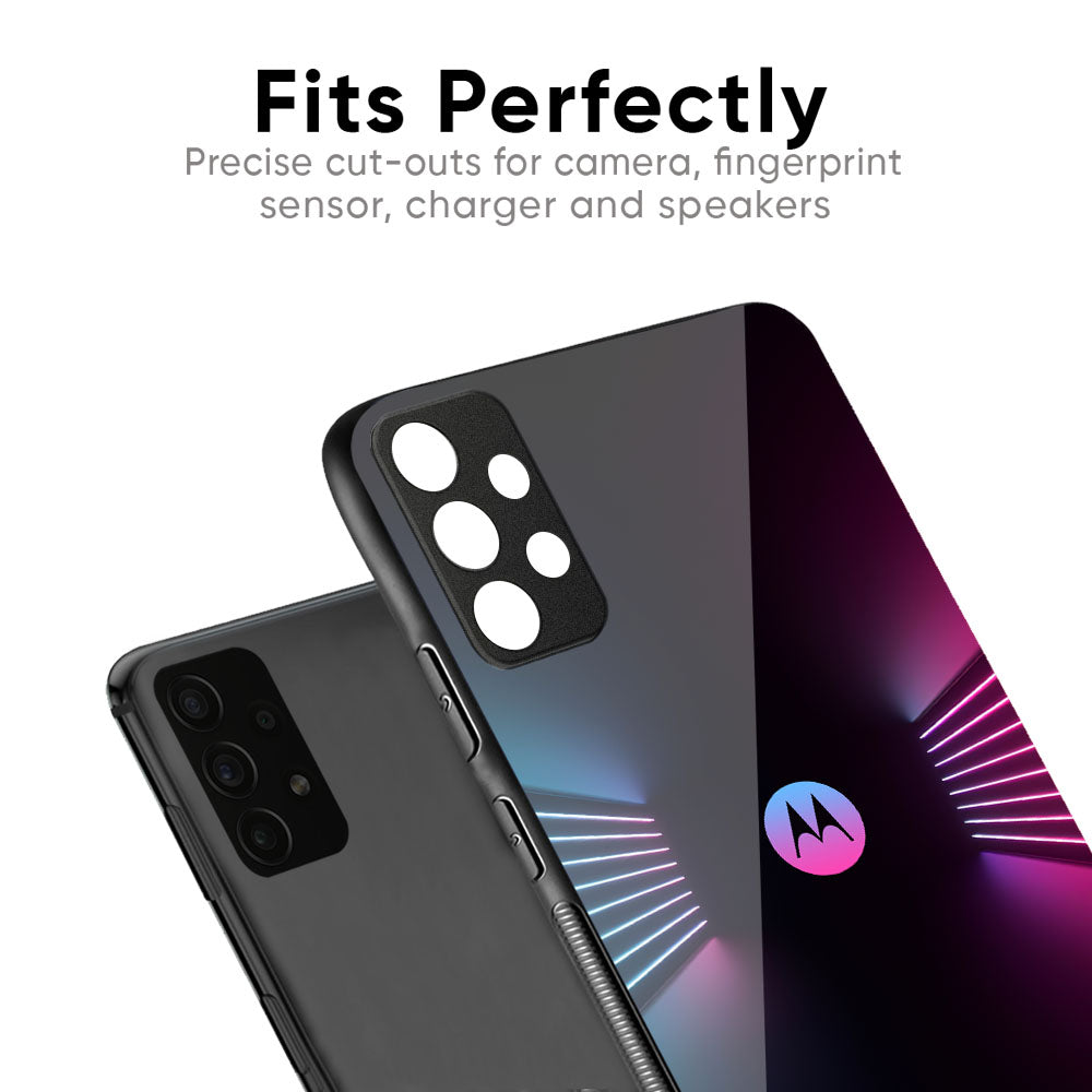 Disco Line Glass Case for Motorola G75 5G