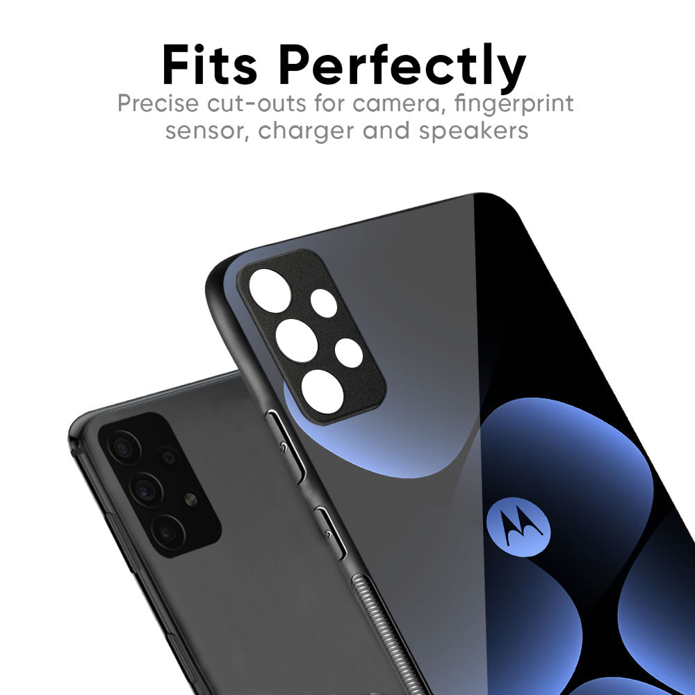 Five Blue Spots Glass Case for Motorola Edge 60 Fusion 5G