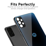 Blue Dynamic Glass Case for Motorola Edge 60 Pro