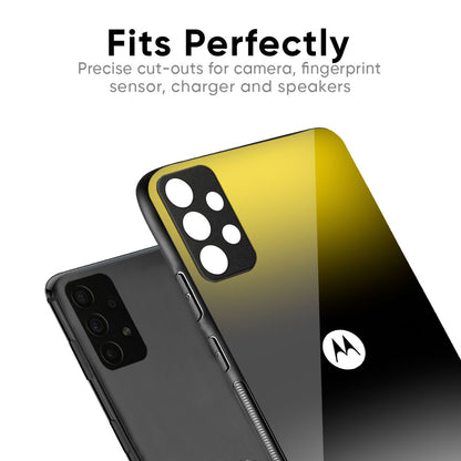 Yellow Shadow Glass Case for Motorola Edge 60 Pro
