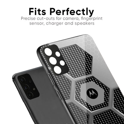 Hexagon Style Glass Case For Motorola Edge 70 5G