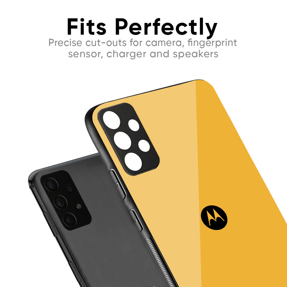 Fluorescent Yellow Glass case for Motorola Edge 60 Pro