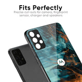 Golden Splash Glass Case for Motorola Edge 60 Fusion 5G