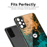Watercolor Wave Glass Case for Motorola Edge 60 Fusion 5G