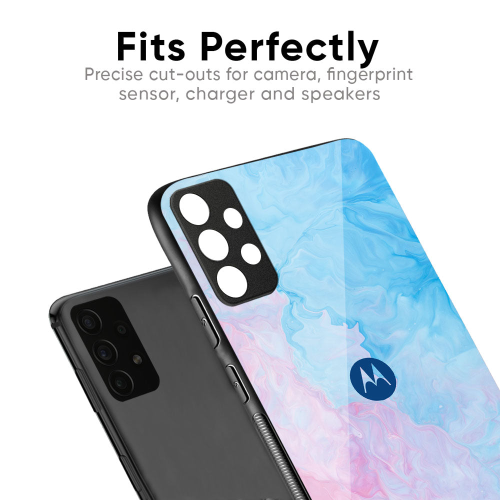 Mixed Watercolor Glass Case for Motorola Edge 60 Pro