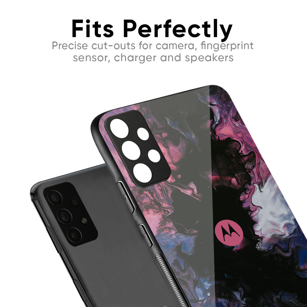 Smudge Brush Glass case for Motorola Edge 60 Pro