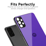 Amethyst Purple Glass Case for Motorola Edge 60 Fusion 5G