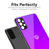 Purple Pink Glass Case for Motorola Edge 60 Fusion 5G