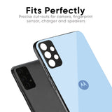 Pastel Sky Blue Glass Case for Motorola Edge 50 Fusion 5G