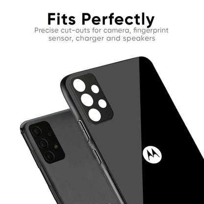 Jet Black Glass Case for Motorola Edge 70 5G