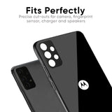 Jet Black Glass Case for Motorola Edge 50 Fusion 5G