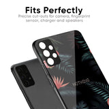 Tropical Art Flower Glass Case for Nothing Phone 4a 5G