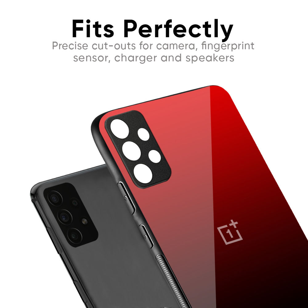 Maroon Faded Glass Case for OnePlus 15 5G