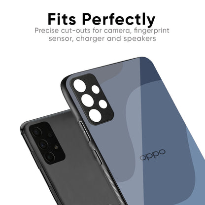 Navy Blue Ombre Glass Case for Oppo K13 Turbo Pro 5G