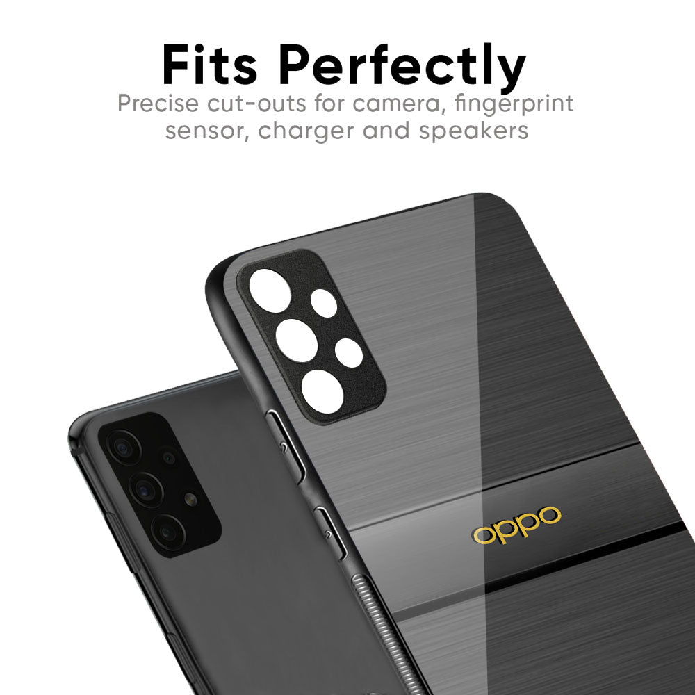 Grey Metallic Glass Case For Oppo K13 Turbo Pro 5G