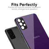 Dark Purple Glass Case for Oppo A6 Pro 5G