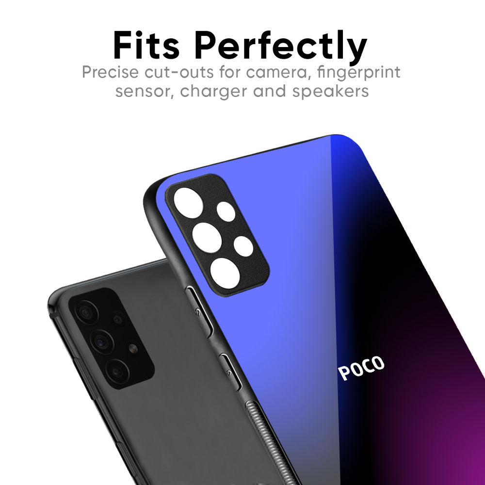 Viola Gradient Glass Case for Poco X7 5G