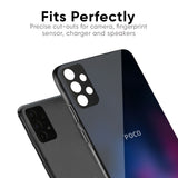 Pink Smudge Glass Case for Poco M8 5G