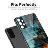 Golden Splash Glass Case for Poco X8 Pro 5G