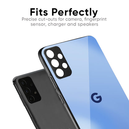 Vibrant Blue Texture Glass Case for Google Pixel 10 5G