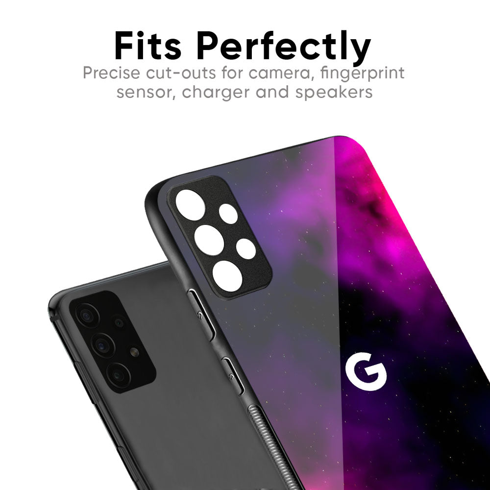 Pink Galaxy Glass Case for Google Pixel 9A