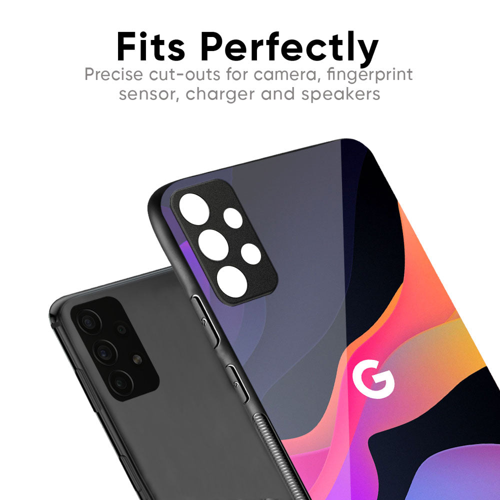 Colorful Fluid Glass Case for Google Pixel 9A