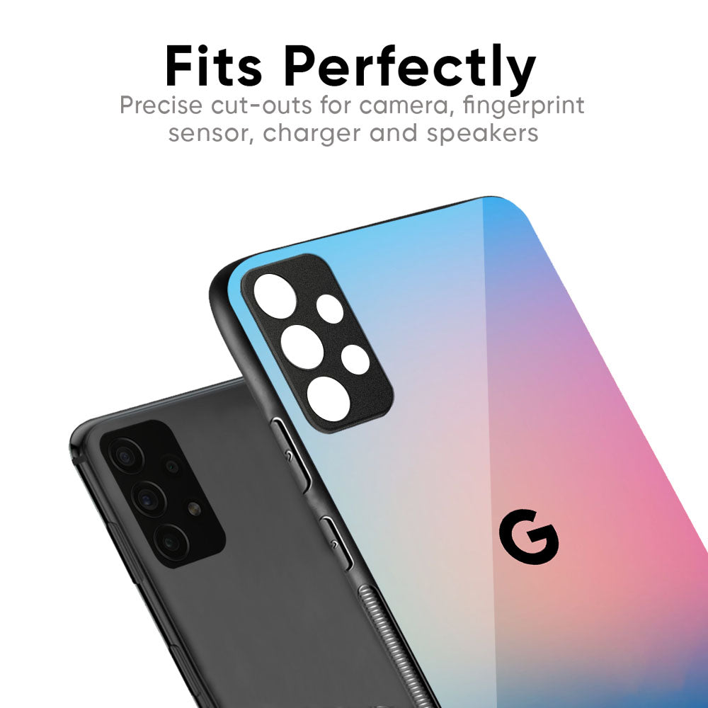 Blue & Pink Ombre Glass case for Google Pixel 9A