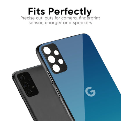 Celestial Blue Glass Case For Google Pixel 9A
